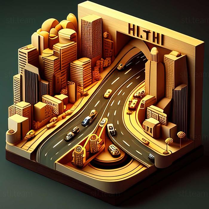 3D model SimCity 4 Rush Hour game (STL)